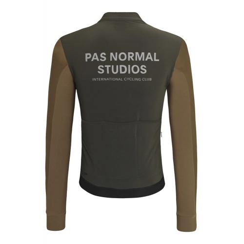 MECHANISM THERMAL LONG SLEEVE JERSEY - DARK OLIVE / ARMY BROWN