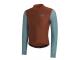 MECHANISM THERMAL LONG SLEEVE JERSEY - MAHOGANY / DUSTY TEAL