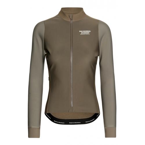 WOMEN&#039;S MECHANISM THERMAL LONG SLEEVE JERSEY - EARTH / DARK STOR