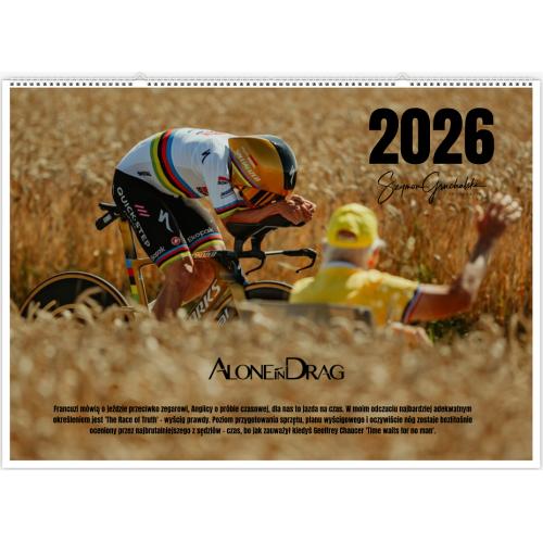 SZYMON GRUCHALSKI | KALENDARZ 2026 | ALONE IN DRAG | A3 – 30×45cm