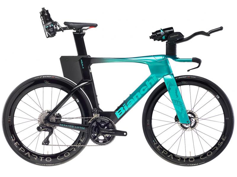 BIANCHI AQUILA RC | SRAM FORCE ETAP AXS E1 | METALLIC CELESTE/BLACK UD CARBON