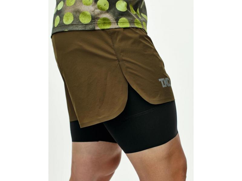 PNS | T.K.O. BALANCE 2-IN-1 SHORTS | DARK STONE
