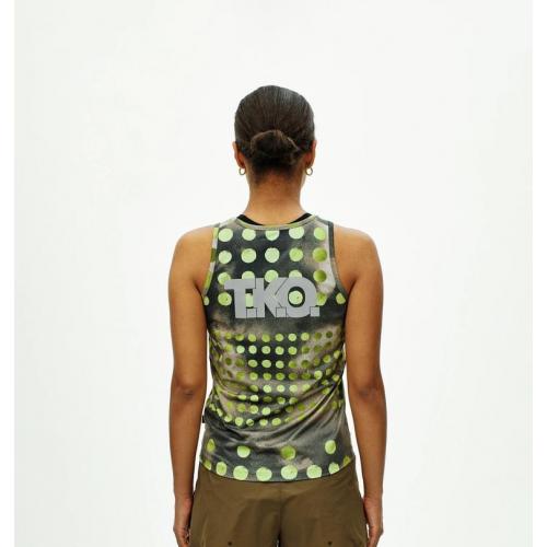 PNS | T.K.O. WOMEN'S BALANCE SINGLET | MOSS GREEN